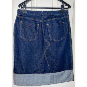 BCBG MAXAZRIA JEANS DENIM SKIRT SIZE 6